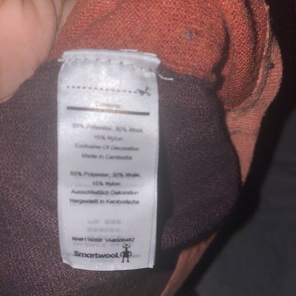 Smartwool Shadow Pine Color block Sweater Women Size Small Lightweight - Picture 6 of 9